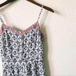 American Eagle Floral Romper Summer